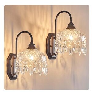 Elegant Crystal Wall Sconces